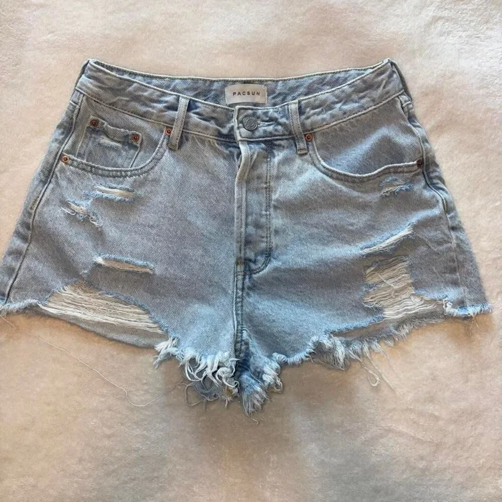 Pacsun Women's Blue Shorts
